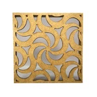 Caixa Em Mdf Com Tampa Trabalhada A Laser Moinho Cru A 8x8cm