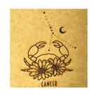 Caixa Em Mdf Horóscopo Câncer Cru 21x21x8cm - Decorss