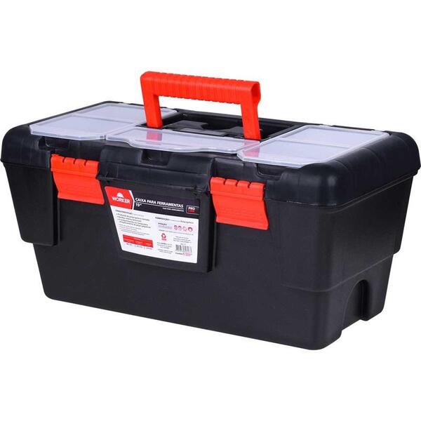 Caixa Ferramenta Worker 19 Plast Band - 882127 | Leroy Merlin