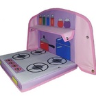 Caixa Fogãozinho Cozinha Infantil Porta Brinquedos Organibox