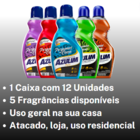 Caixa Limpador Perfumado Azulim Alegria 500ml Atacado C/12 Un