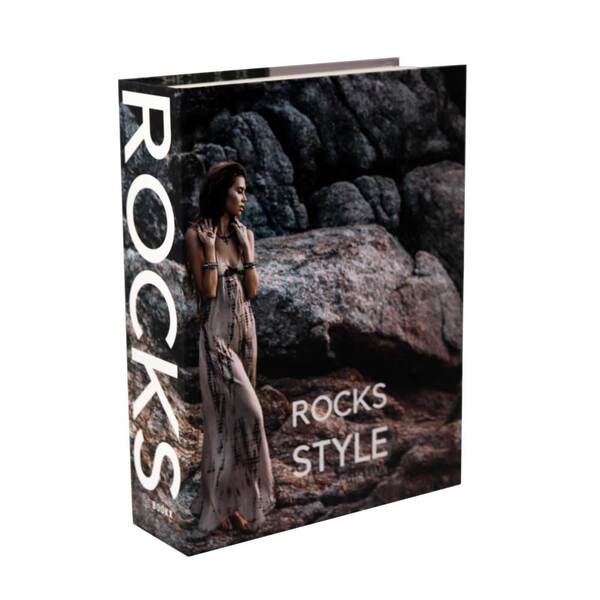 Caixa Livro Decorativa Book Box Rocks 26x20cm Goods Br