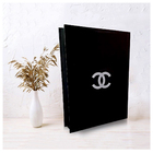 Caixa Livro Decorativa Chanel Em Madeira 24x32x5cm
