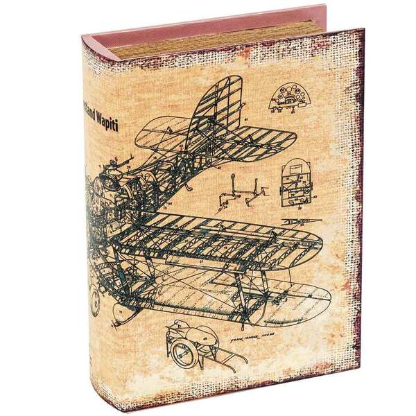 Caixa Livro Decorativa Estampado 17x23cm 7821 Mart