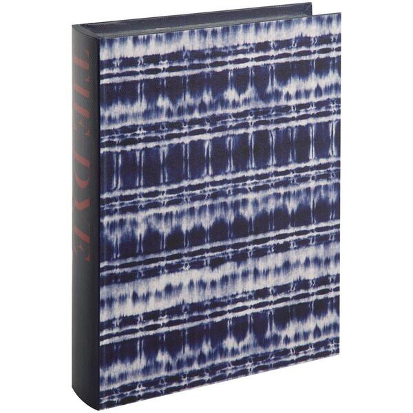 Caixa Livro Decorativa Tie Dye Azul 32x23cm 11791 Mart
