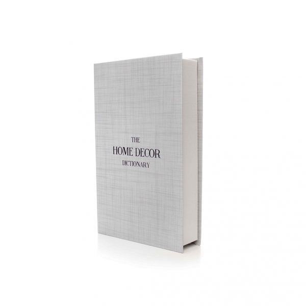 Caixa Livro Decorativo "home Decor Cinza" 27x14x5 Cm - D'rossi