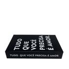 Caixa Livro Decorativo Tudo Que Você Precisa É Amor
