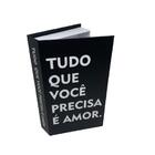 Caixa Livro Decorativo Tudo Que Você Precisa É Amor