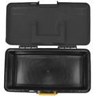 Caixa Maleta De Ferramentas Preta Com Bandeja Organizador E A