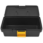 Caixa Maleta De Ferramentas Preta Com Bandeja Organizador E A