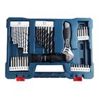 Caixa Maleta Ferramentas Brocas Soquetes Bosch 81 Peças