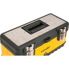 Caixa Metálica Para Ferramentas Baú 380x160x180mm Com Bandej