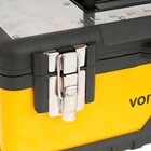 Caixa Metálica Para Ferramentas Baú 380x160x180mm Com Bandej