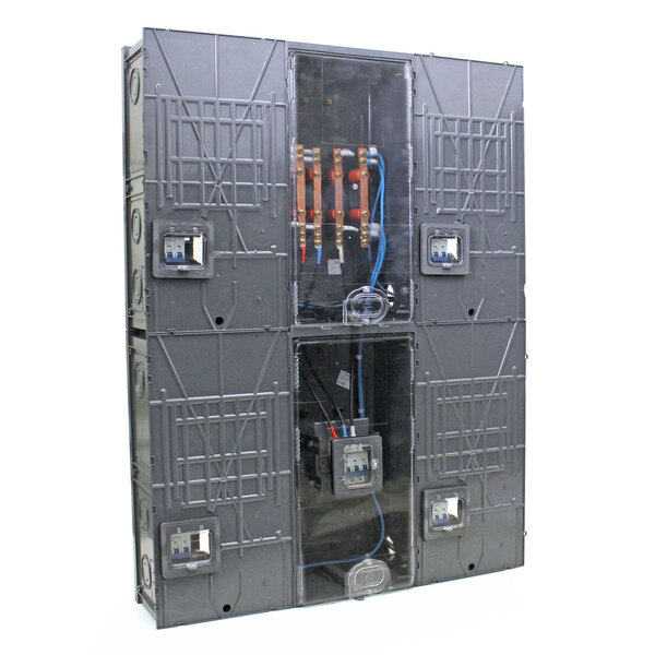 Caixa Montada Para 04 Medidores Muro Frontal 3091/mf-mb4-cpf