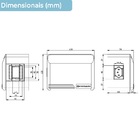 Caixa Multiuso Com Disjuntor Unipolar 16a E Tomada 2p+t 20a