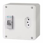 Caixa Multiuso Eletromar Interna Com Disjuntor De 25a E Tomad