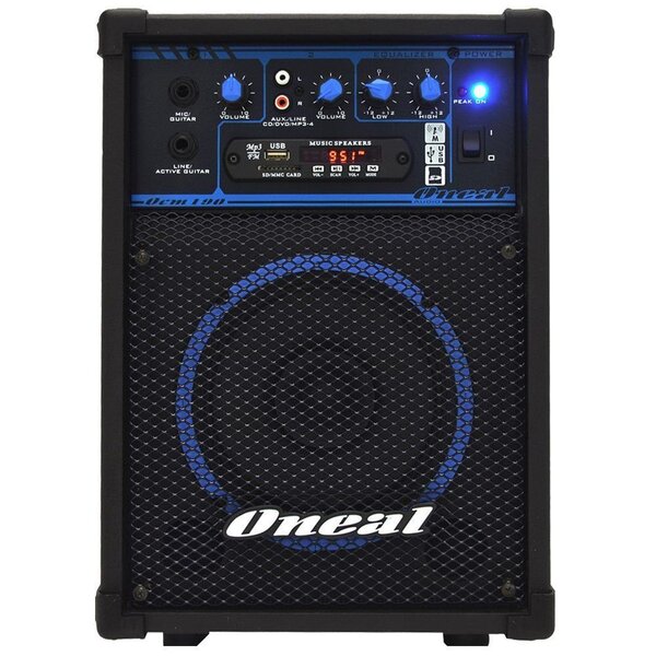 Caixa Multiuso Oneal Ocm-190 Sd/ Usb/ Fm 6" 40w Rms