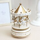 Caixa Musical Carrossel - Branco