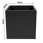 Caixa Nicho Para Disco De Vinil Record Box Black