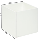 Caixa Nicho Para Disco De Vinil Record Box White