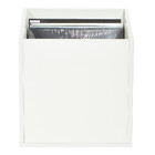 Caixa Nicho Para Disco De Vinil Record Box White