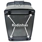 Caixa Organizador Container Rodas Trava 54 5 L Cinza Plasnew