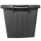 Caixa Organizador Container Rodas Trava 54 5 L Cinza Plasnew