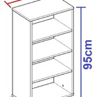Caixa Organizador Estante Prateleiras Brinquedos Pietra