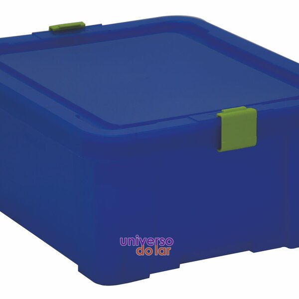 Caixa Organizadora 17l Basic Tramontina Azul