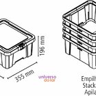 Caixa Organizadora 17l Basic Tramontina Azul
