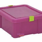 Caixa Organizadora 17l Basic Tramontina Rosa