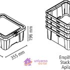 Caixa Organizadora 17l Transparente Basic Tramontina