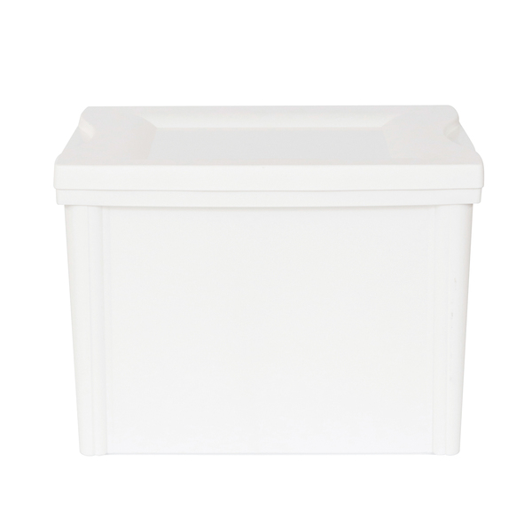 Caixa Organizadora 30,7x42,5x30,5cm Branca 30L Radical Color Ordene