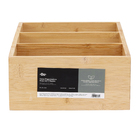 Caixa Organizadora 3 Seções Bambu Keep 5L 9x20x30cm OU