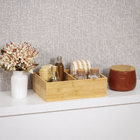 Caixa Organizadora 3 Seções em T Bambu Keep 5L 9x20x30cm OU