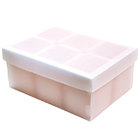 Caixa Organizadora 6 Divisórias - Dello - Rosa