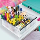 Caixa Organizadora 9 Divisórias - Dello - Cristal