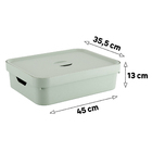 Caixa Organizadora Aqua Plástico 13x35,5x45cm Nordi OU