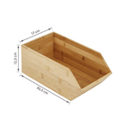 Caixa Organizadora Bambu Keep 6,4L 12,5x17x30,5cm OU