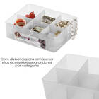 Caixa Organizadora C/ Divisoria P Hana - Ordene Transparente