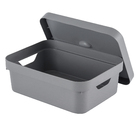 Caixa Organizadora Chumbo Plástico 13x27,5x36,5cm Nordi OU