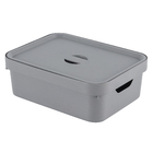 Caixa Organizadora Chumbo Plástico 13x27,5x36,5cm Nordi OU