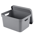 Caixa Organizadora Chumbo Plástico 24,5x36x45cm Nordi OU