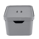 Caixa Organizadora Chumbo Plástico 24,5x36x45cm Nordi OU