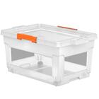 Caixa Organizadora Com Tampa E Rodas Em Plastico 60 Litros Tr