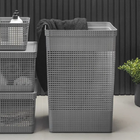 Caixa Organizadora Com Tampa Kit Cestos Organizadores Retangu