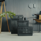 Caixa Organizadora Com Tampa Kit Cestos Organizadores Retangu