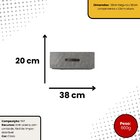 Caixa Organizadora Com Zíper - Cinza