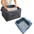 Caixa Organizadora Com Zíper - Cinza