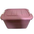 Caixa Organizadora Container 80 Trava/roda Plasnorthon - Rosa